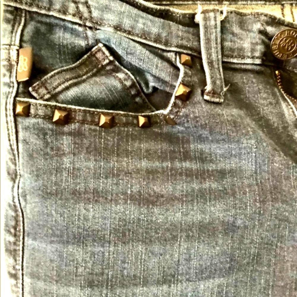 Flap Back Pockets Rock Republic Kasandra Grommet Jeans